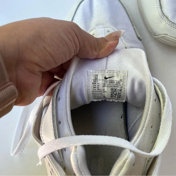 NIKE AIR Huarache, White Pure Platinum for Men, Size 10 - Picture 5 of 8